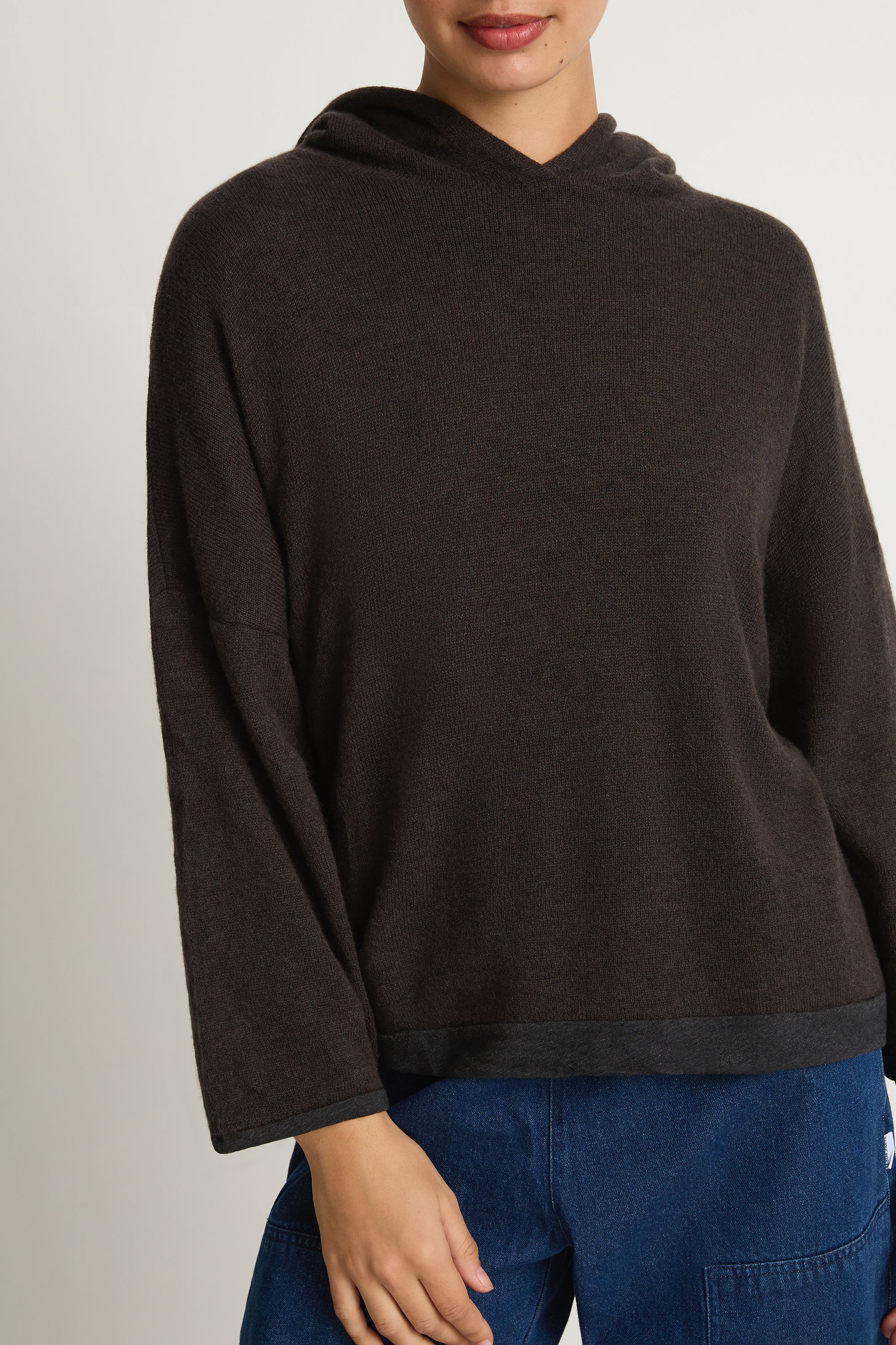 Elsa Esturgie Rouge Hoodie - Brown