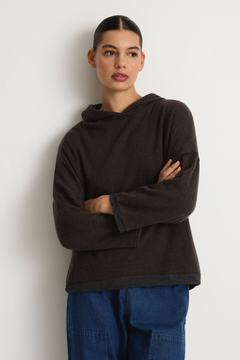 Elsa Esturgie Rouge Hoodie - Brown