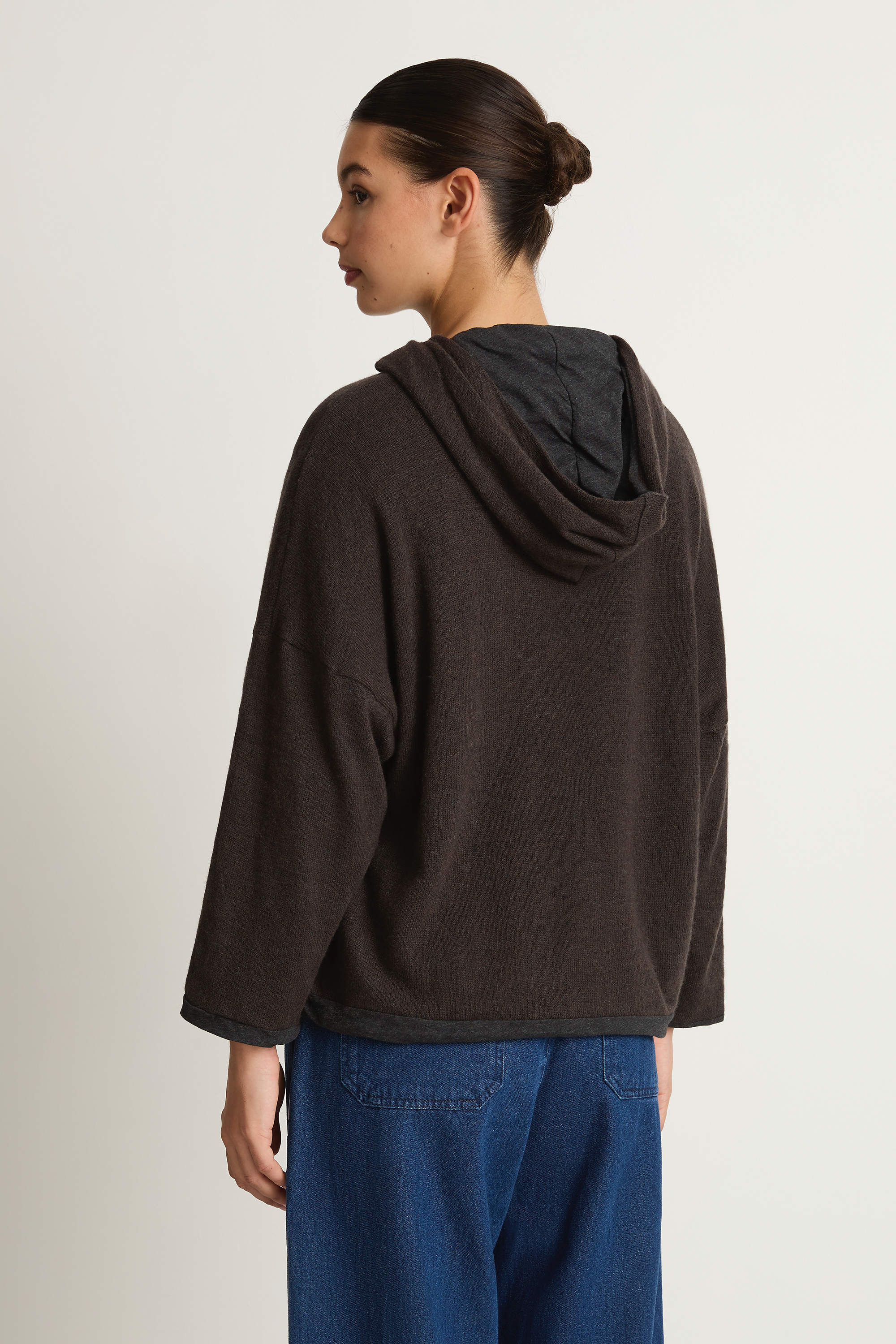 Elsa Esturgie Rouge Hoodie - Brown