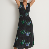 Maria Cher Melrose Tora Midi Dress - Blue