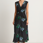 Maria Cher Melrose Tora Midi Dress - Blue