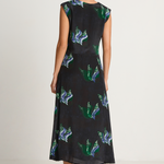 Maria Cher Melrose Tora Midi Dress - Blue