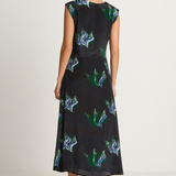 Maria Cher Melrose Tora Midi Dress - Blue