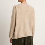 Pas De Calais Fine Wool Crewneck Pullover - Beige