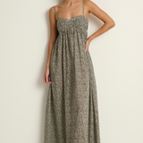 Peony Everlasting Maxi Dress - Foliage