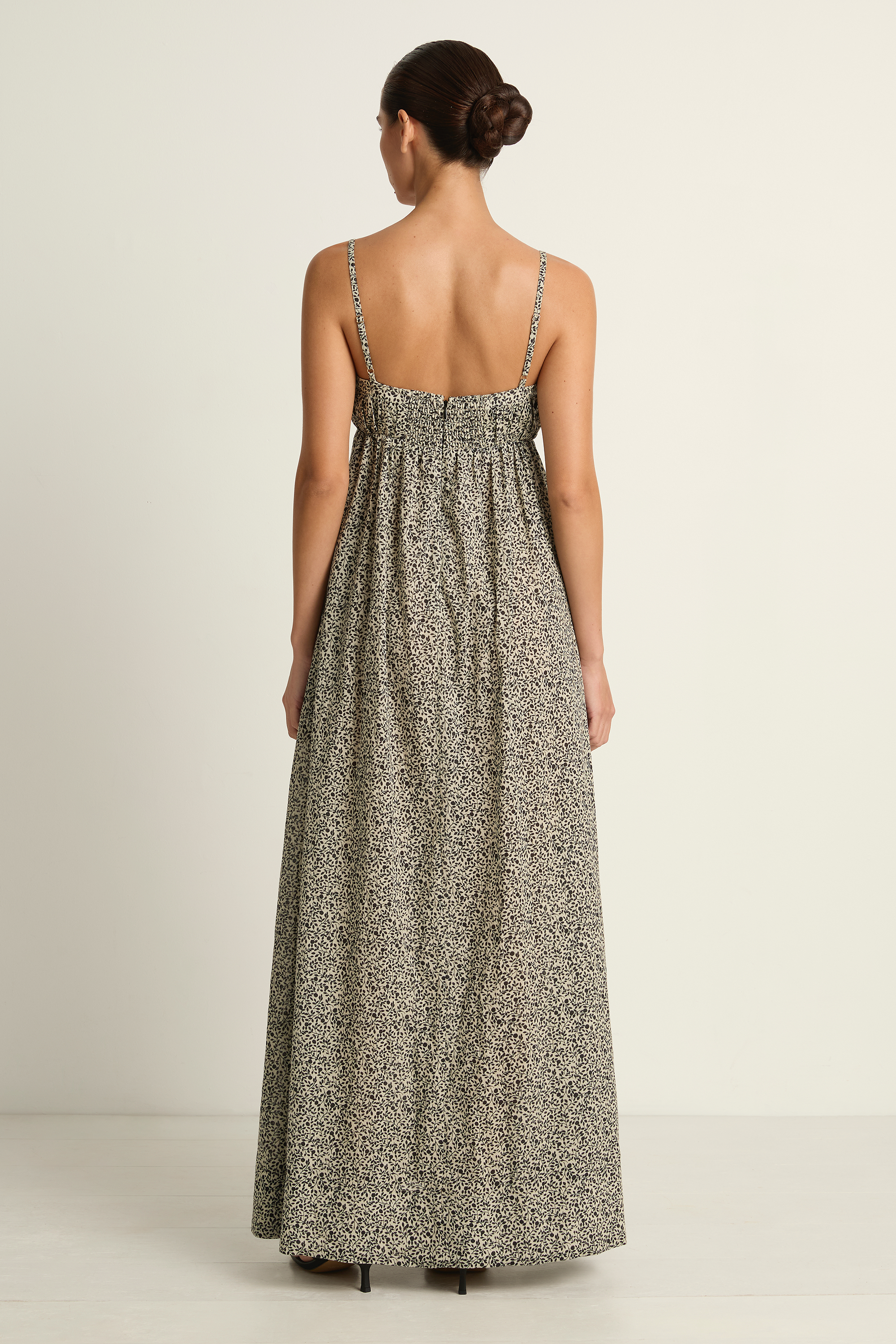 Peony Everlasting Maxi Dress - Foliage