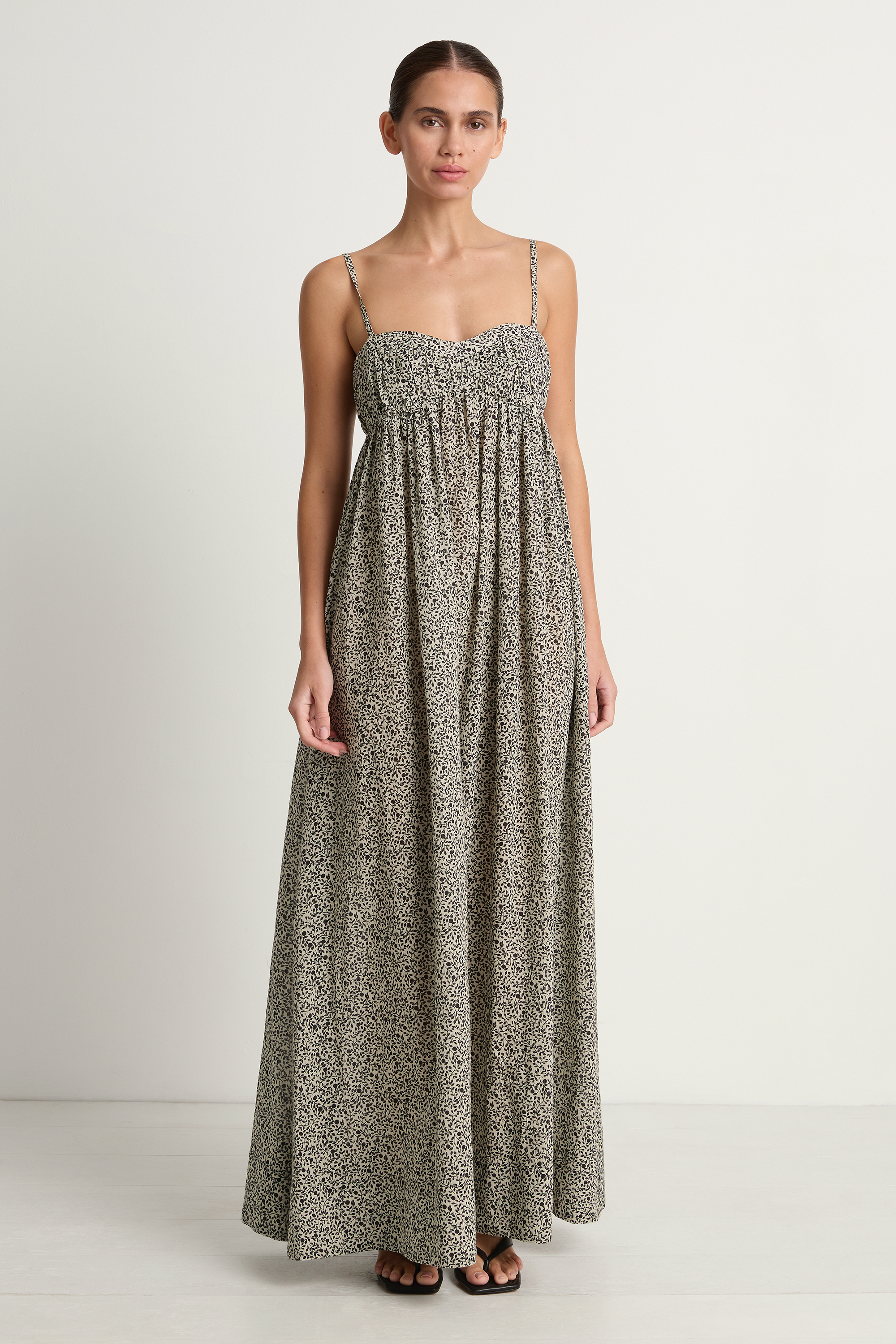 Peony Everlasting Maxi Dress - Foliage