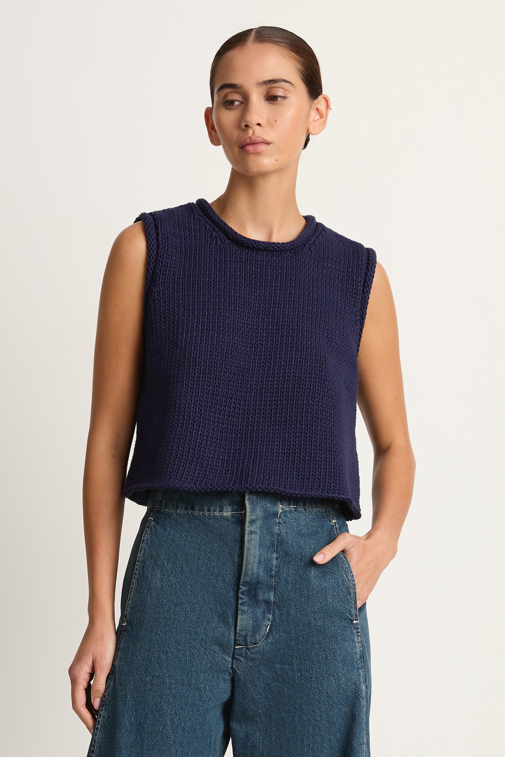 Shaina Mote Brisa Top - Dark Iris