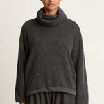 Elsa Esturgie Minuit Turtleneck Sweater - Grey