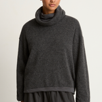 Elsa Esturgie Minuit Turtleneck Sweater - Grey