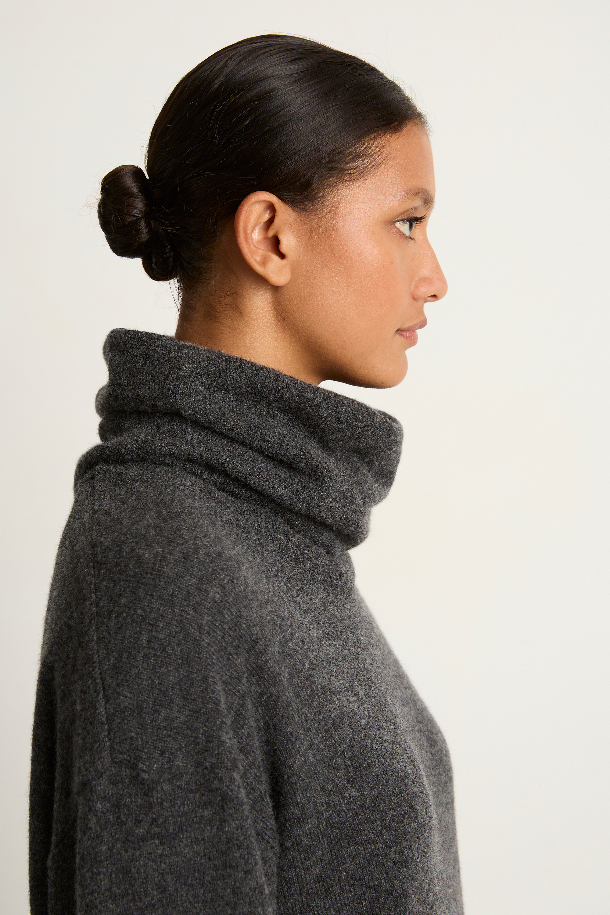 Elsa Esturgie Minuit Turtleneck Sweater - Grey