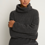 Elsa Esturgie Minuit Turtleneck Sweater - Grey