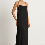 BONDI BORN Ardea Slip Dress - Black