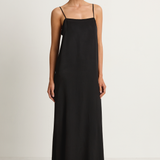 BONDI BORN Ardea Slip Dress - Black