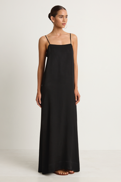 BONDI BORN Ardea Slip Dress - Black
