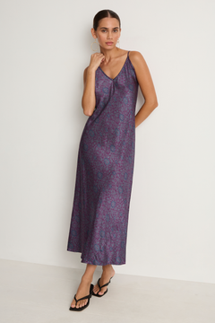 Natalie Martin Dakota Dress - Heritage Floral Amethyst