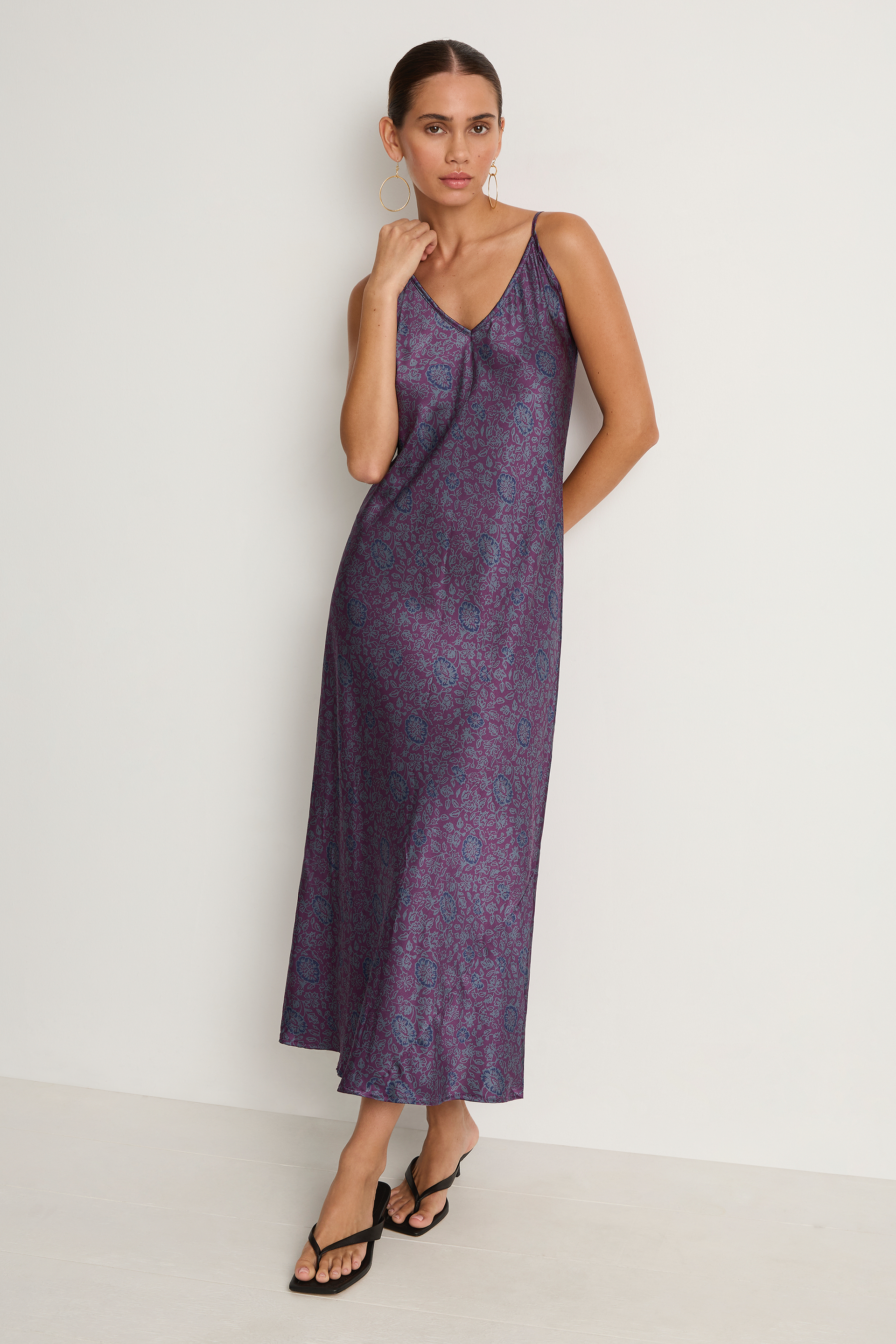 Natalie Martin Dakota Dress - Heritage Floral Amethyst Natalie Martin Dakota Dress - Heritage Floral Amethyst