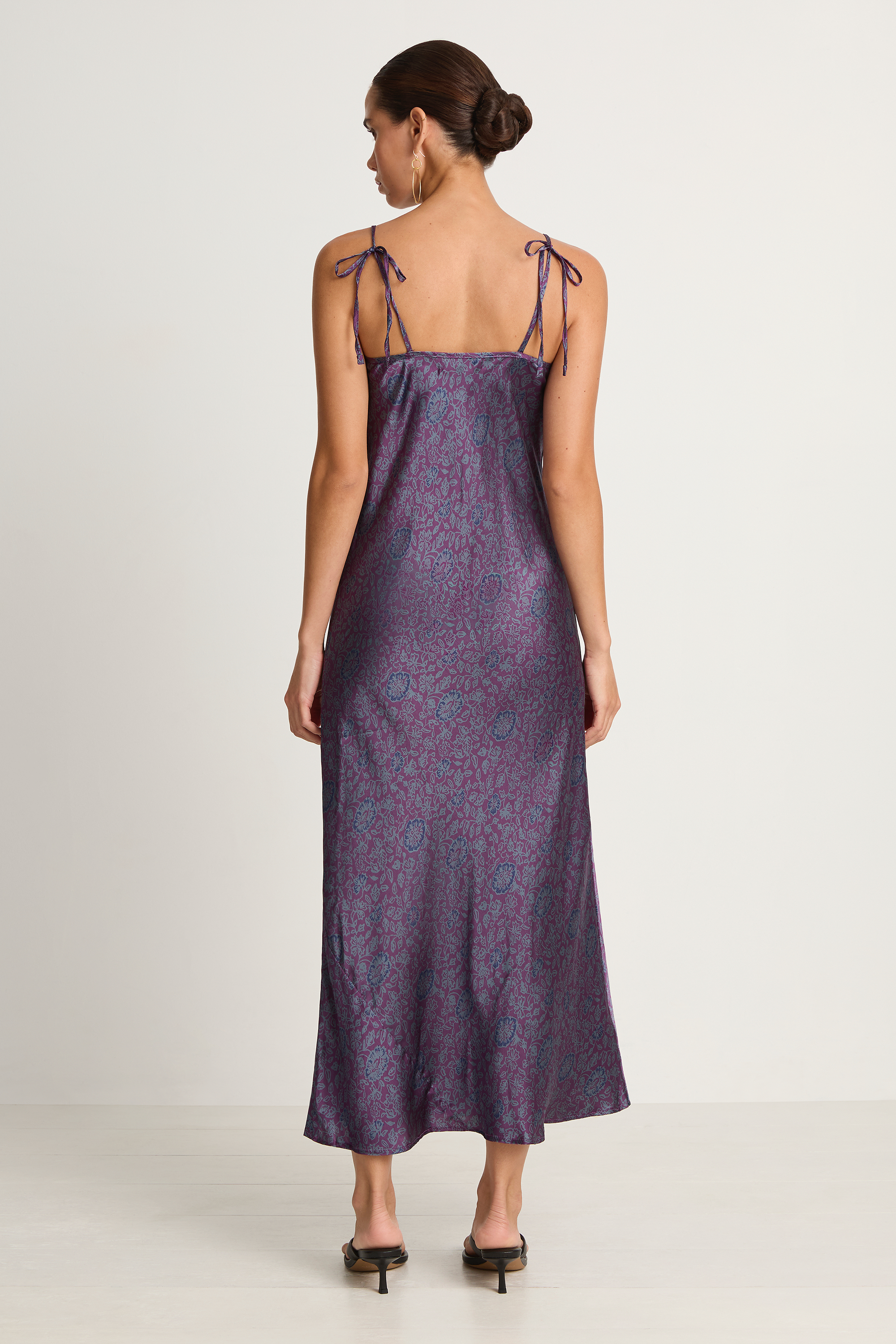 Natalie Martin Dakota Dress - Heritage Floral Amethyst
