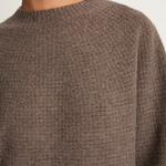 Pas De Calais Cashmere Blend Lambs Wool Pullover - Greige