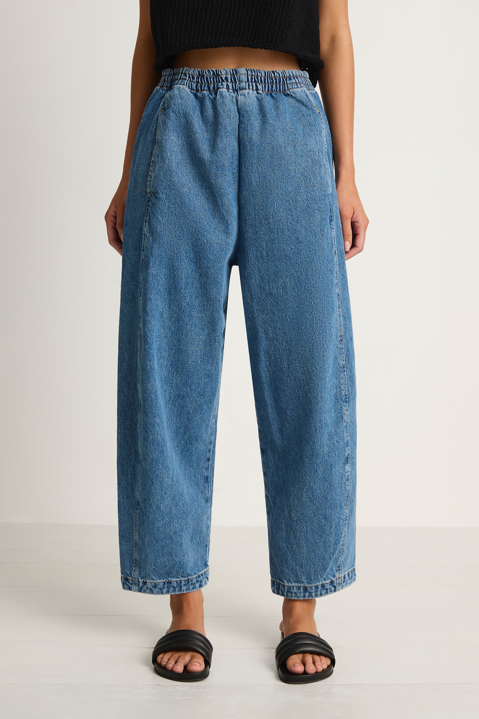 Shaina Mote Alba Pant Medium Blue