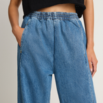 Shaina Mote Alba Pant Medium Blue