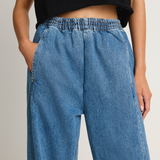 Shaina Mote Alba Pant Medium Blue
