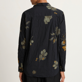 Pas De Calais Secret Forest Print Blouse - Black