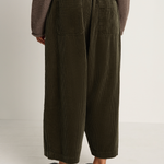 Pas De Calais Corduroy Sarrouel Pants - Khaki