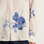 Pas De Calais Japonism Flower Print Blouse - Ivory