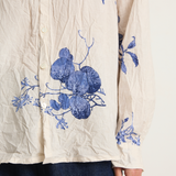 Pas De Calais Japonism Flower Print Blouse - Ivory