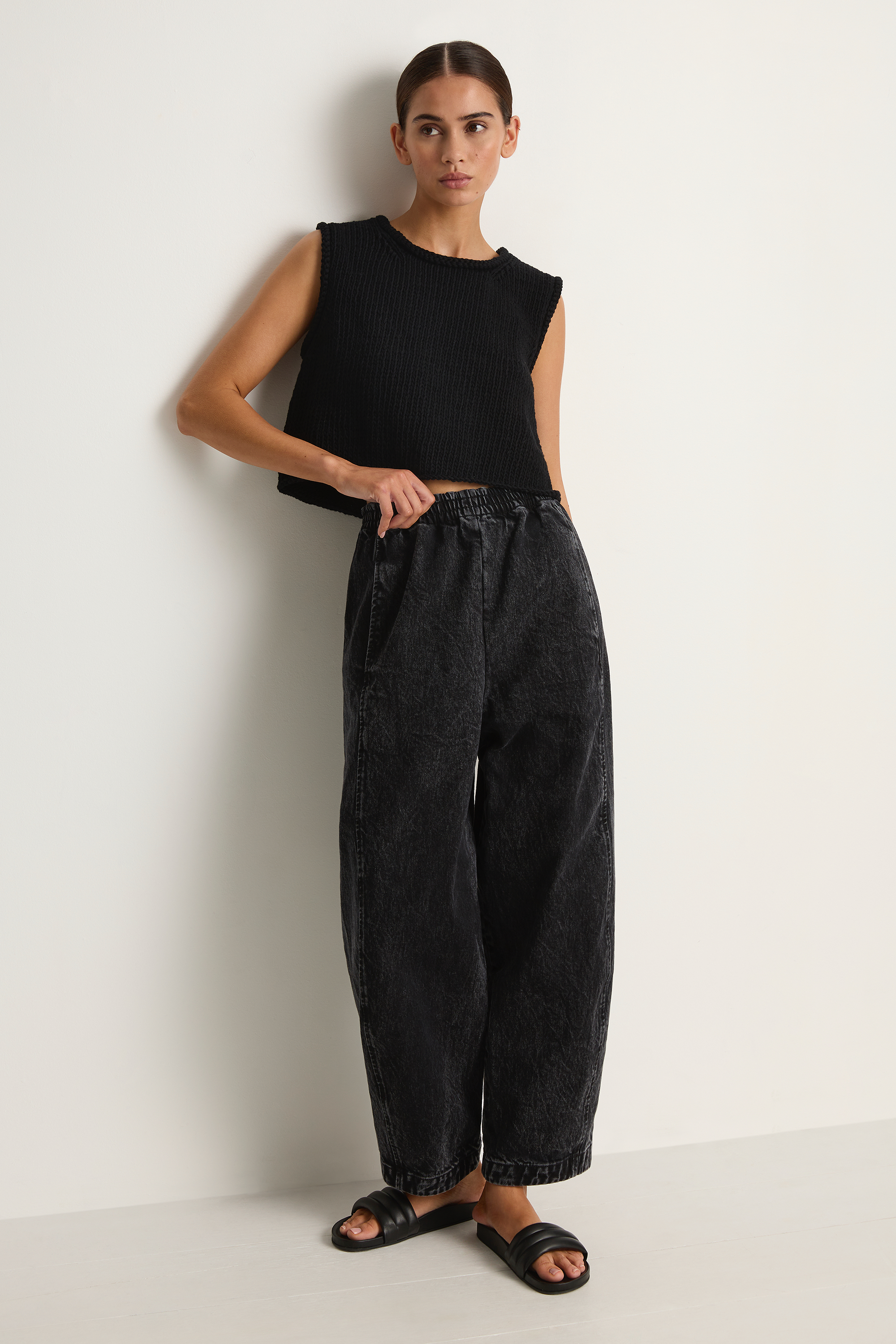 Shaina Mote Alba Pant - Washed Black