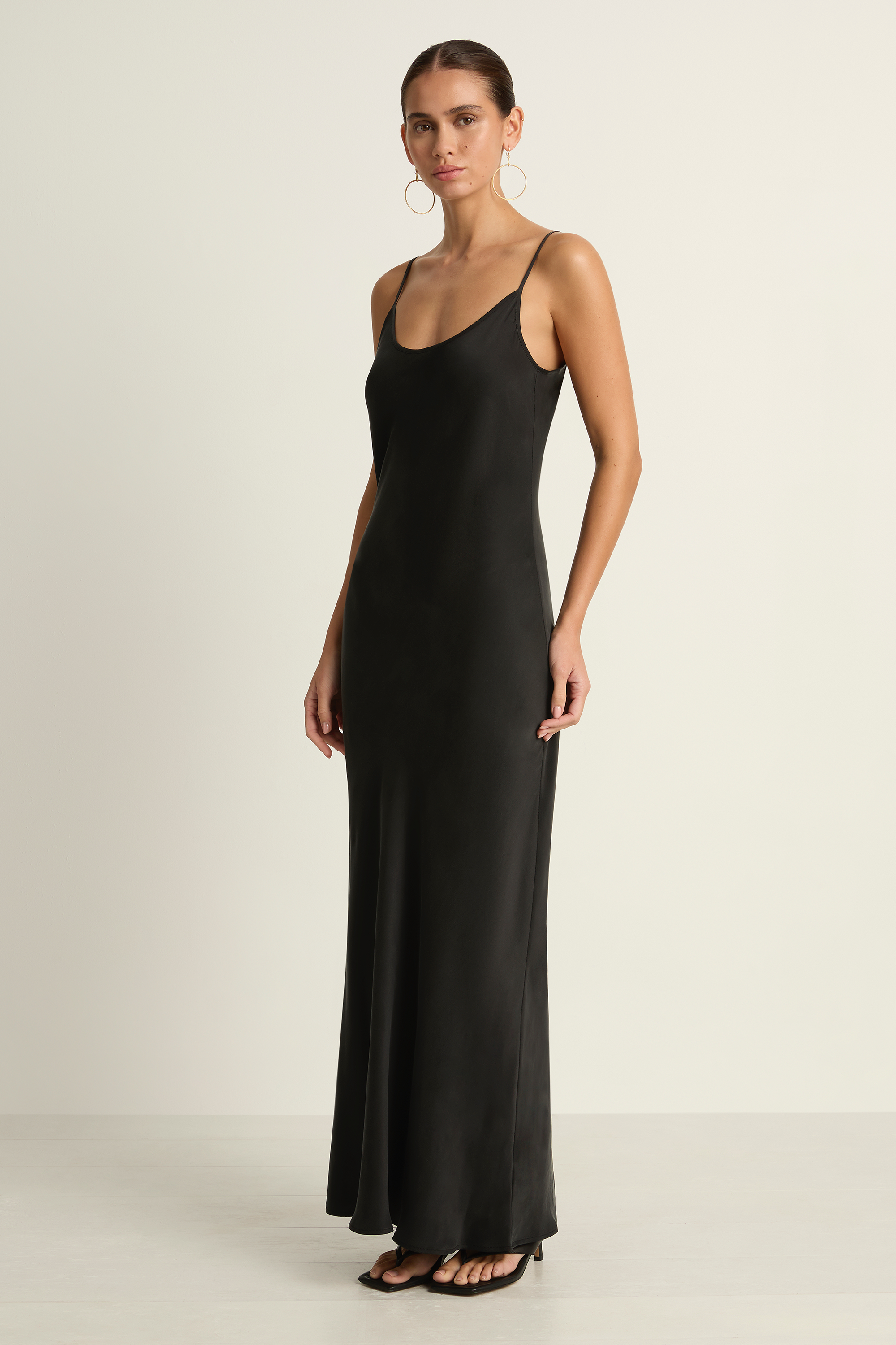 Silk Laundry 1996 Slip Dress - Black