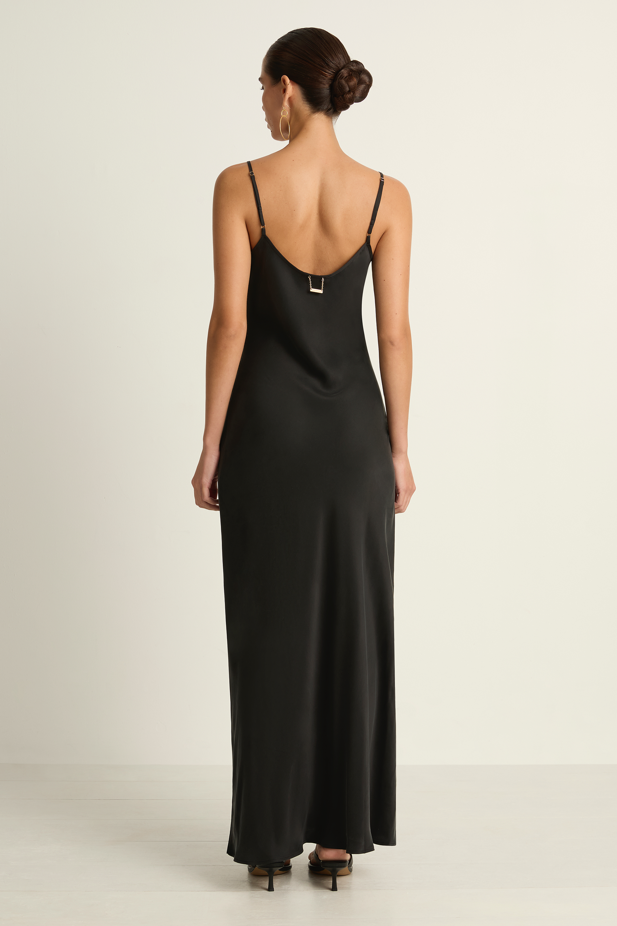 Silk Laundry 1996 Slip Dress - Black Soleil Blue Silk Laundry 1996 Slip Dress - Black Soleil Blue