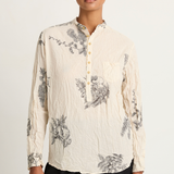 Pas De Calais Friends Of The Forest Print Blouse - Natural