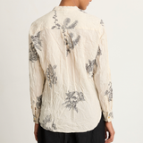 Pas De Calais Friends Of The Forest Print Blouse - Natural