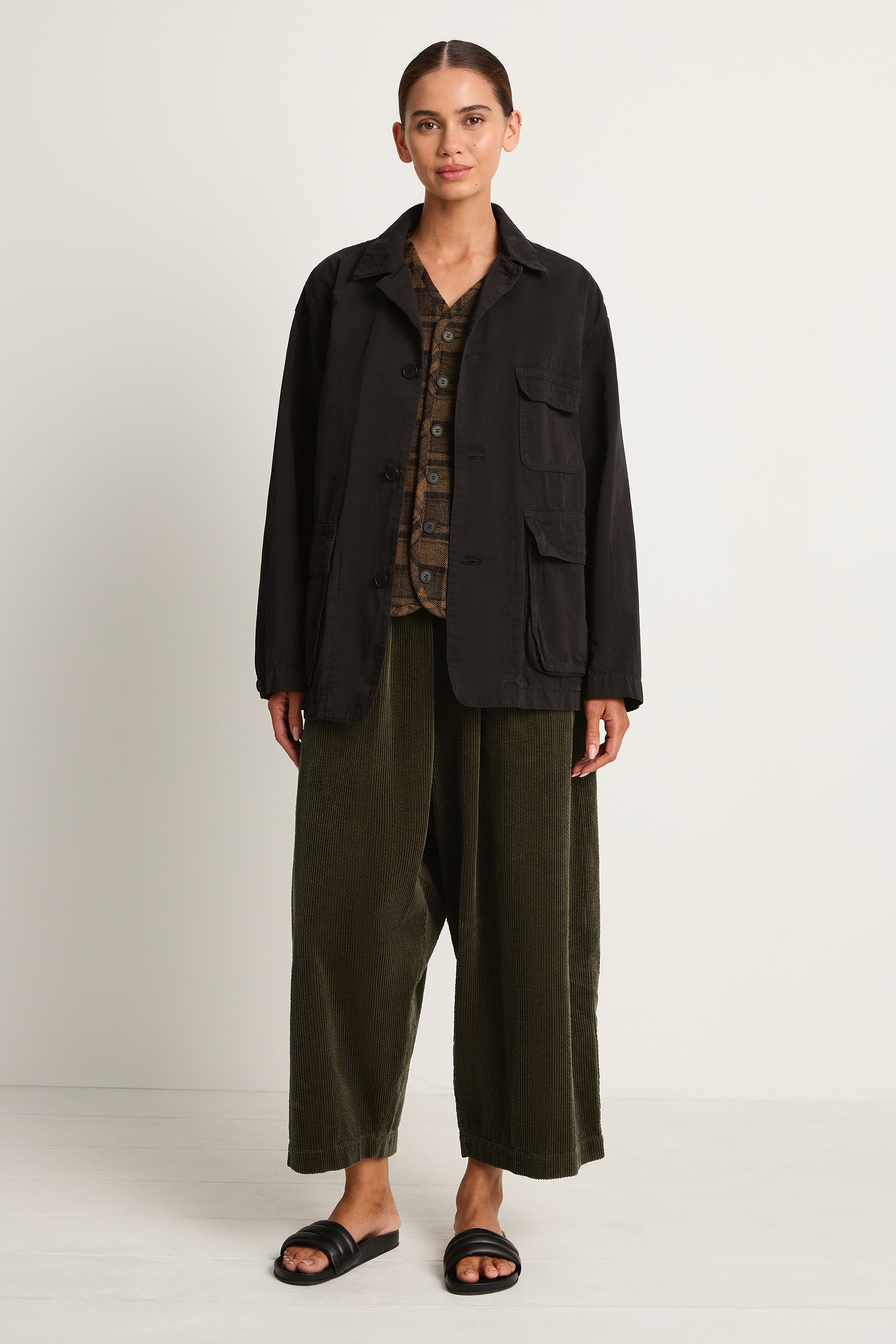 Pas De Calais Cotton Grosgrain Hunting Jacket - Dark Brown