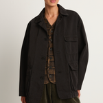 Pas De Calais Cotton Grosgrain Hunting Jacket - Dark Brown