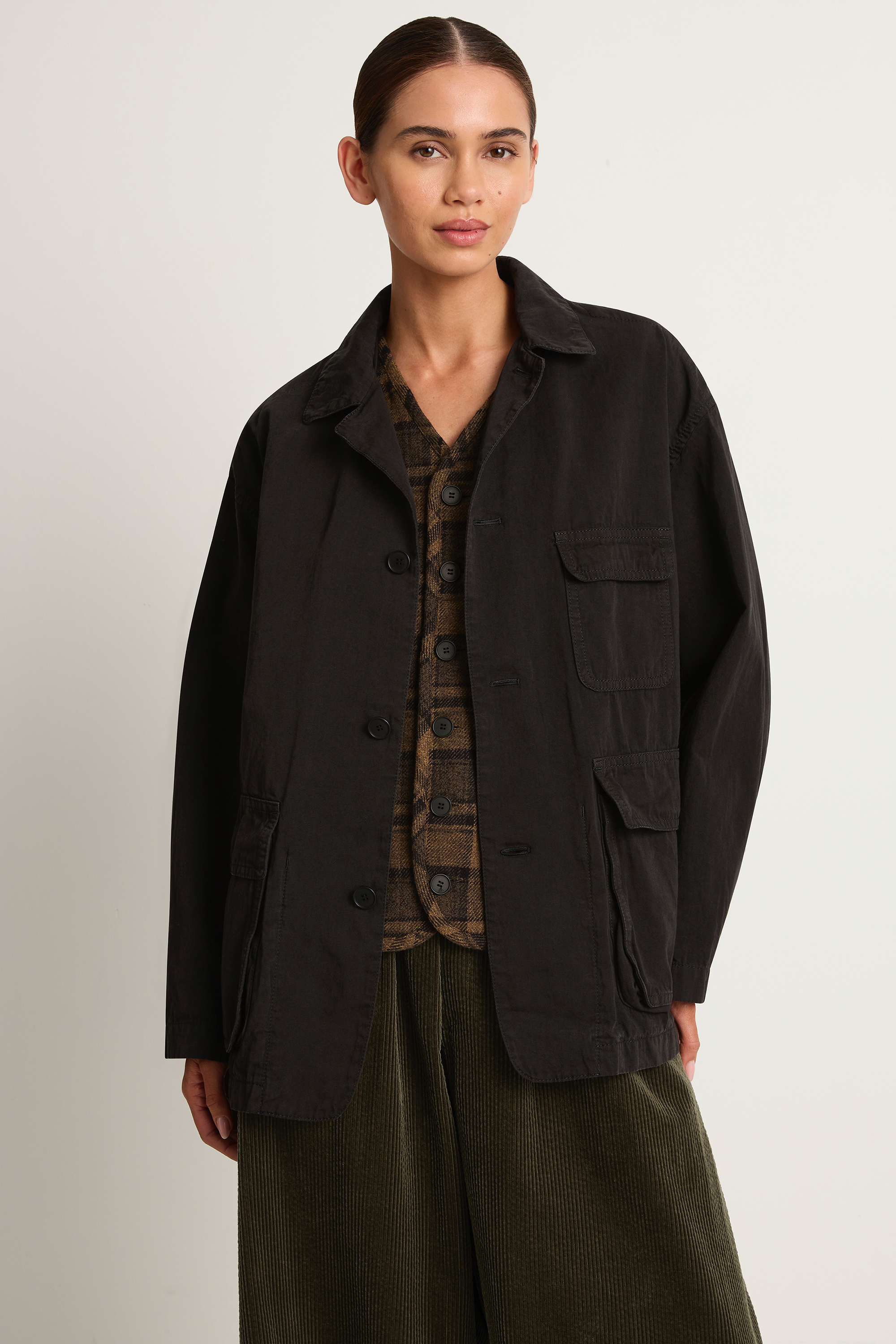 Pas De Calais Cotton Grosgrain Hunting Jacket - Dark Brown