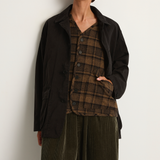 Pas De Calais Cotton Grosgrain Hunting Jacket - Dark Brown