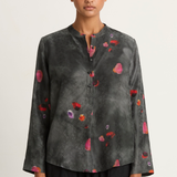 Raquel Allegra Perfect Henley - Petal Black