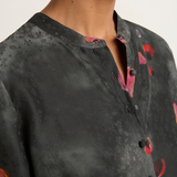 Raquel Allegra Perfect Henley - Petal Black