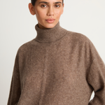 Apiece Apart Softest Tissue Weight Turtleneck - Hazelnut