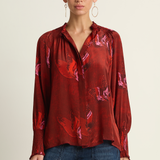 Maria Cher Melrose Julieta Blouse - Red