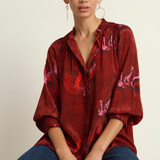 Maria Cher Melrose Julieta Blouse - Red