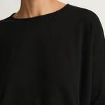 Pas De Calais Cotton Linen Jersey T-Shirt - Black