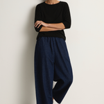 Pas De Calais Natural Denim Easy Pants - Indigo
