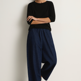 Pas De Calais Natural Denim Easy Pants - Indigo