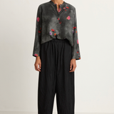 Raquel Allegra Perfect Henley - Petal Black