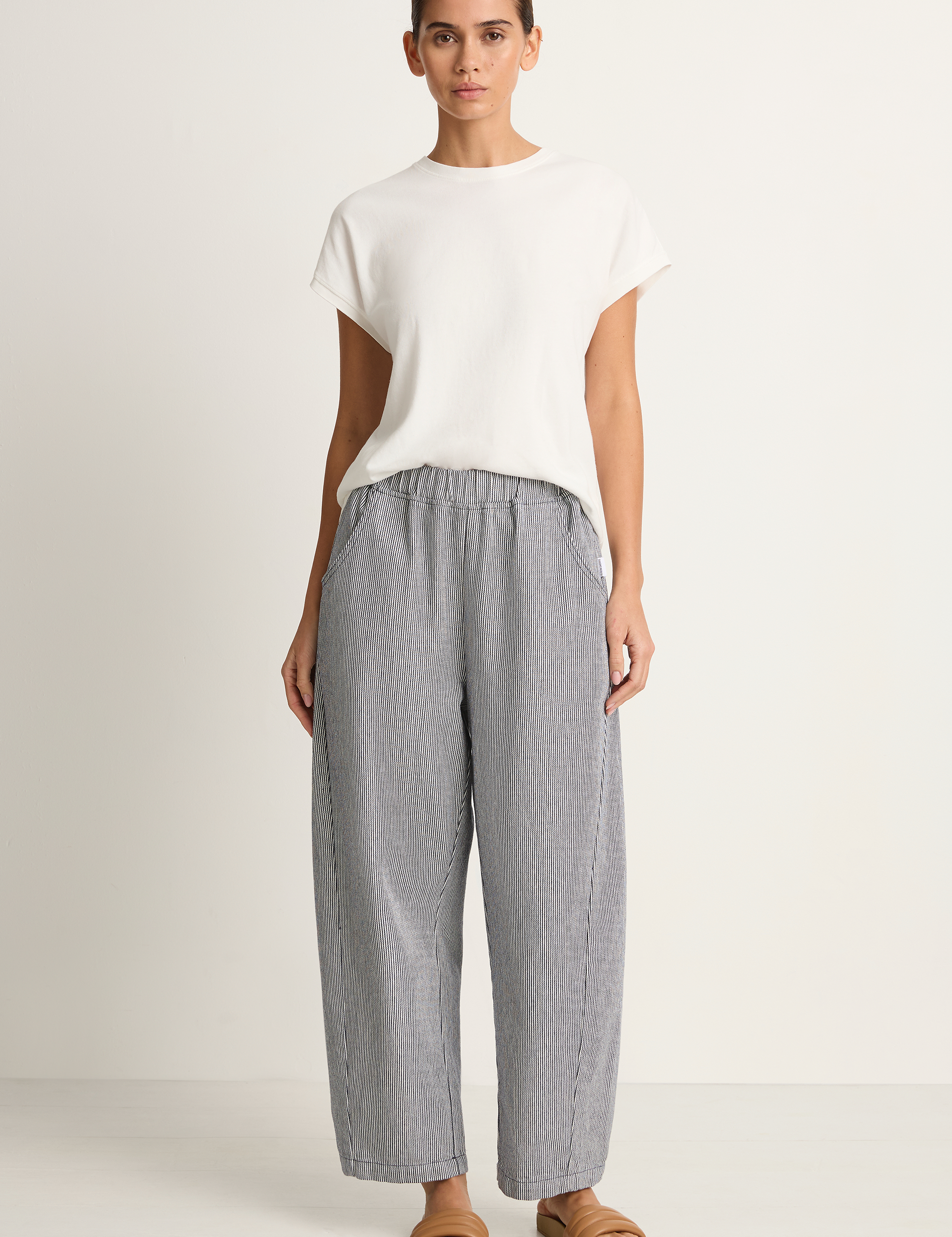 Le Bon Shoppe Arc Pants - Blue Stripe