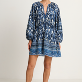 Maria Cher Delancey Vito Short Dress - Blue Vibes